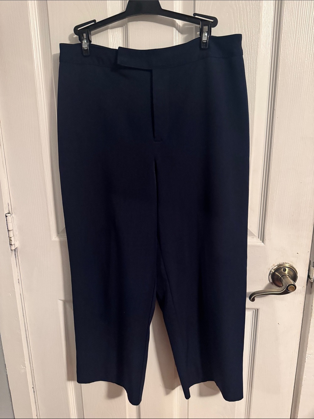 Jaclyn Smith Navy Straight-Leg Dress Pants